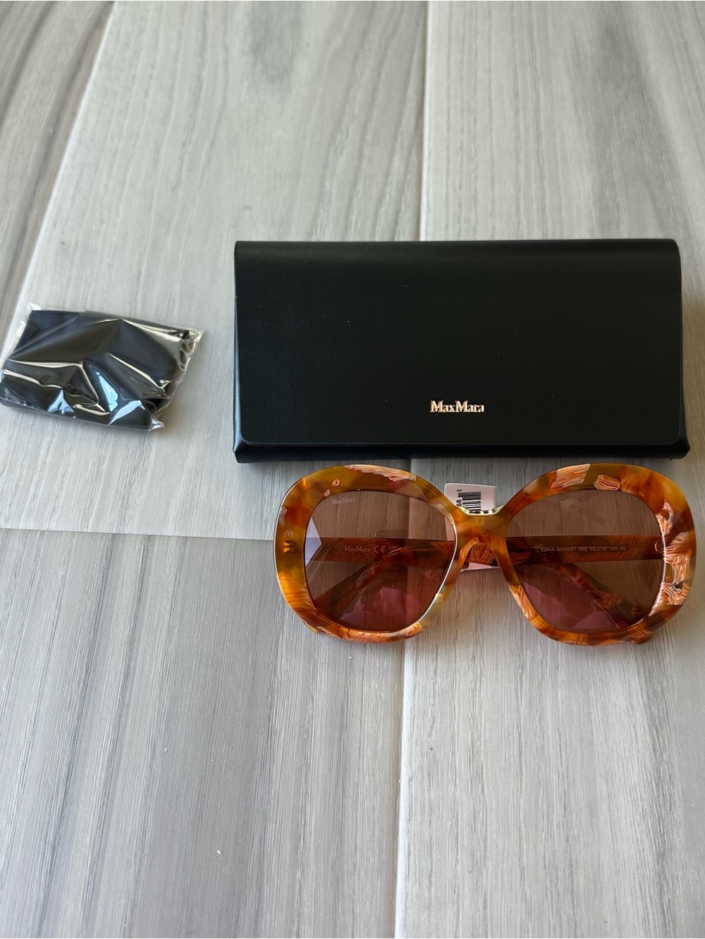 Max Mara Edna Havana Sunglasses